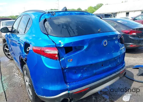 2018 Alfa Romeo Stelvio Ti Sport Awd from USA, damaged, VIN ZASFAKNN2J7B95719